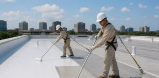 Thi Công & Sửa Chữa Mái Công Trình Thương Mại Tại Houston