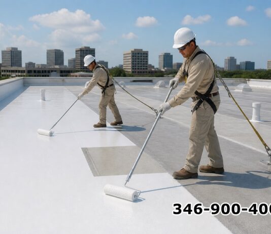 Thi Công & Sửa Chữa Mái Công Trình Thương Mại Tại Houston