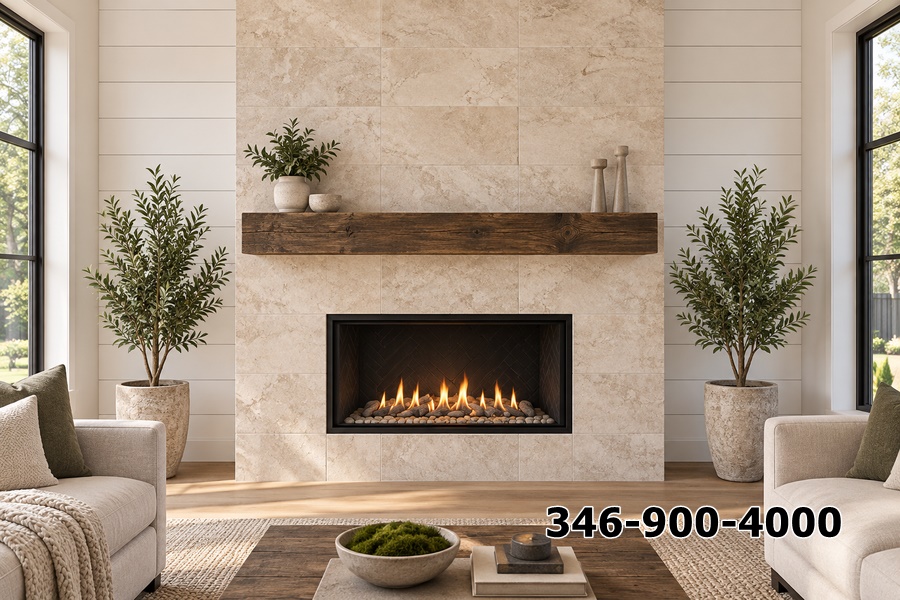 Cải Tạo Lò Sưởi Tại Houston