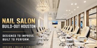 Nail Salon Build-Out Houston | 188 CONSTRUCTION Nail Salon Build-Out Houston