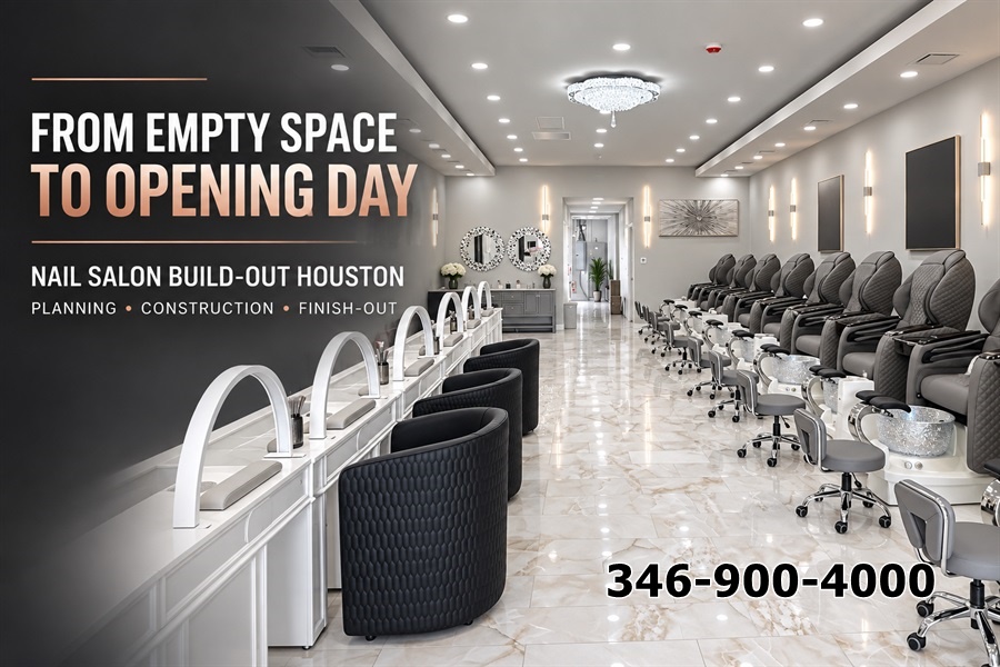 Nail Salon Build-Out Houston 