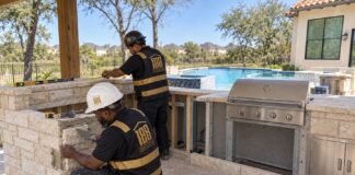 Outdoor Kitchen Construction Houston | 188 CONSTRUCTION Outdoor Kitchen Construction Houston
