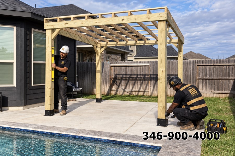 Thi Công Pergola Tại Houston