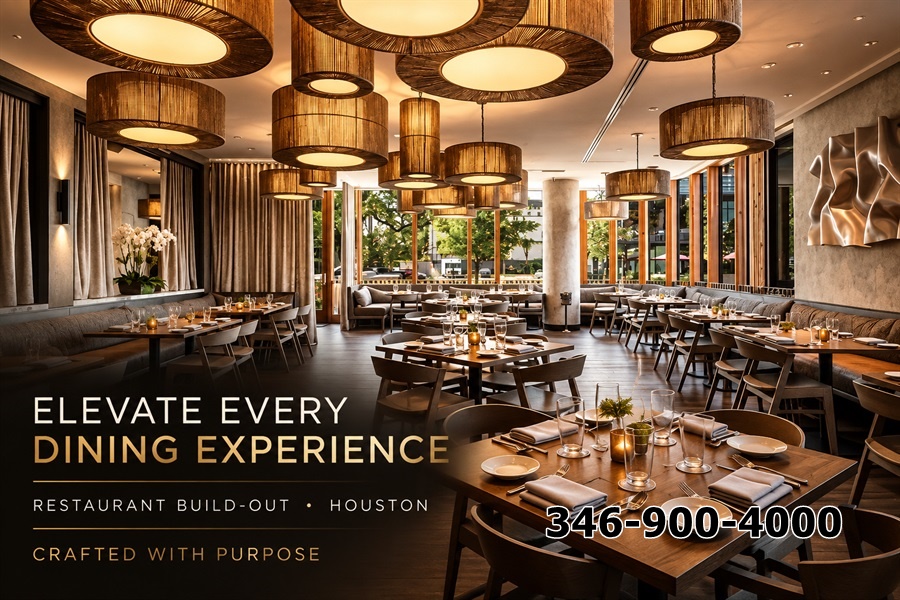 Thi Công Nhà Hàng Tại Houston