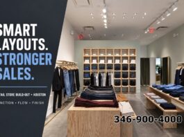 Thi Công Cửa Hàng Bán Lẻ Tại Houston