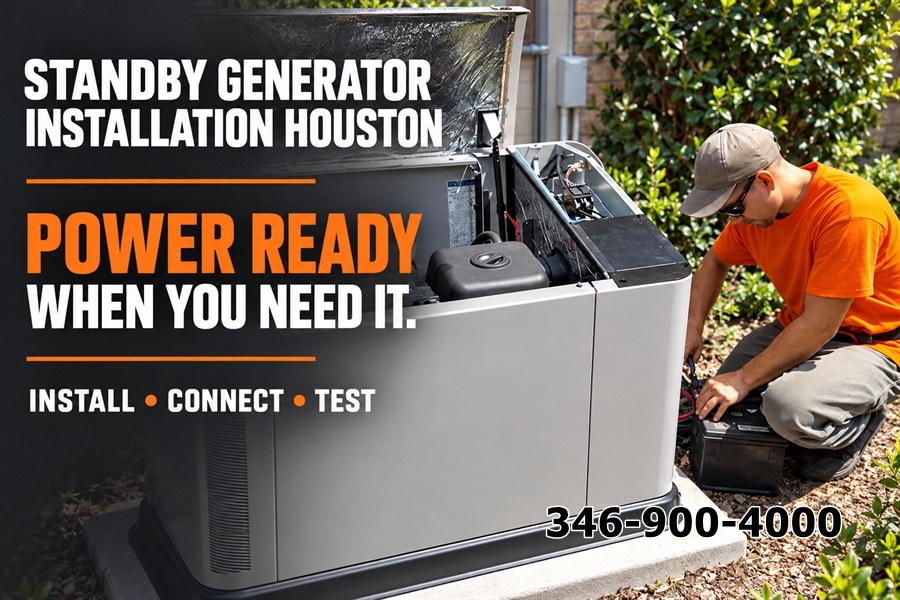 Standby Generator Installation Houston