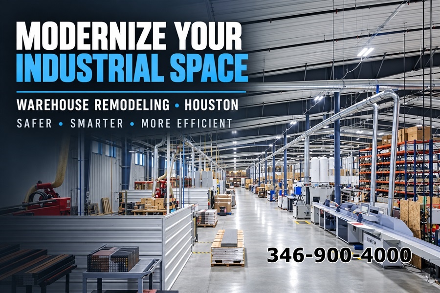 Cải Tạo Nhà Kho Tại Houston