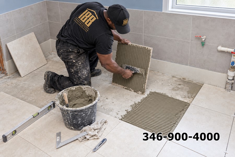 Lắp Gạch Phòng Tắm Tại Houston