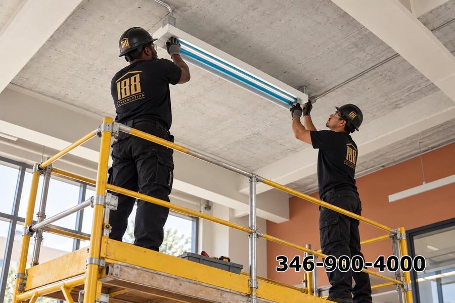 Lắp Chiếu Sáng Thương Mại Tại Houston