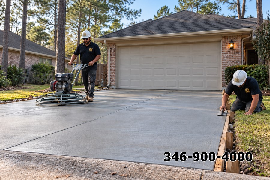 Driveway Bê Tông Tại Houston