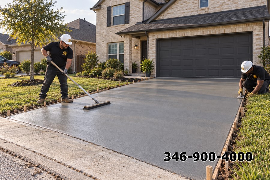 Concrete Driveways Houston