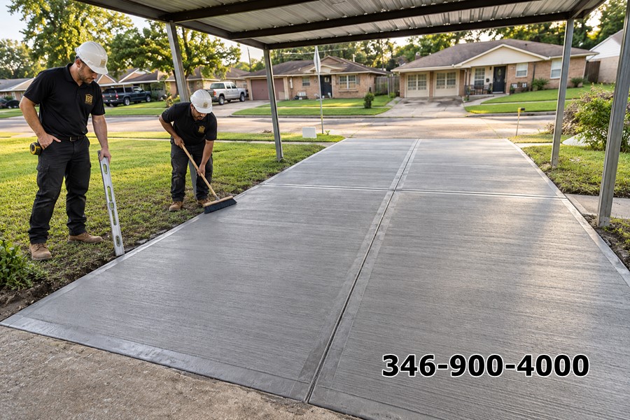 Driveway Bê Tông Tại Houston
