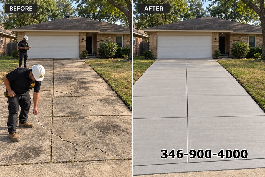 Concrete Driveways Houston