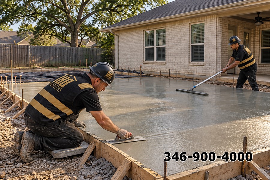 Sàn và slab bê tông tại Houston