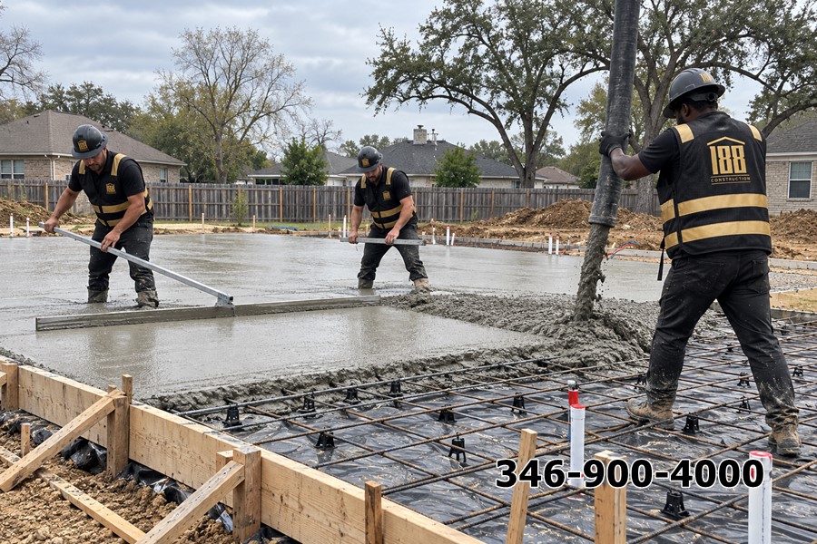 Sàn và slab bê tông tại Houston