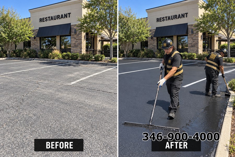 Parking Lot Sealcoating Houston
