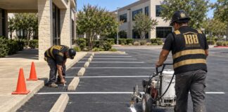 Parking Lot Striping Houston | 188 CONSTRUCTION Parking Lot Striping Houston
