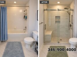 Tub-to-Shower Conversion Houston | 188 CONSTRUCTION Tub-to-Shower Conversion Houston