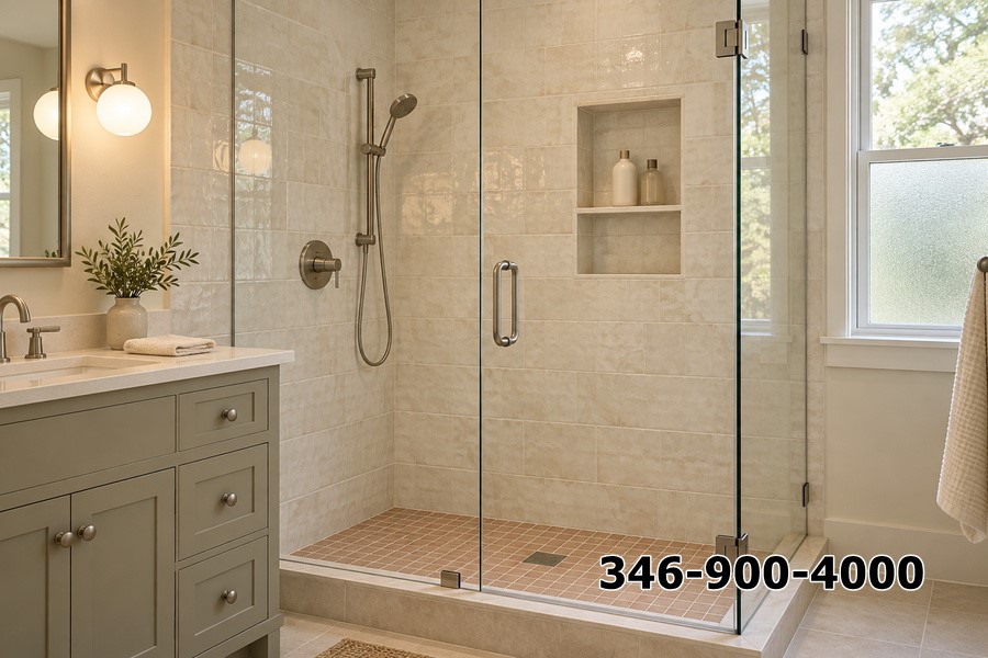 Lắp Shower Đứng Tại Houston