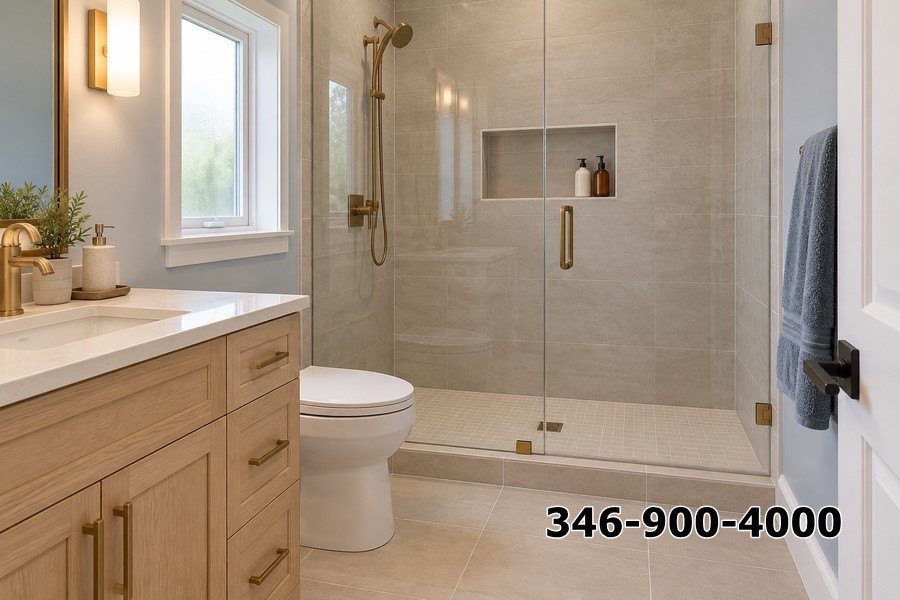 Lắp Shower Đứng Tại Houston
